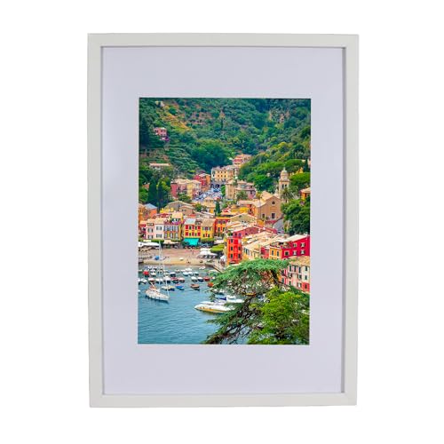BD ART Rahmen für Poster Foto 30x40 mit Passepartout 21x30 cm weiß A4 DIN groß MDF Holz moderner Fotorahmen zum Aufhängen an der Wand BD ART Rahmen für Poster Foto 30x40 mit Passepartout 21x30 cm weiß A4 DIN groß MDF Holz moderner Fotorahmen zum Aufhängen an der Wand von BD ART
