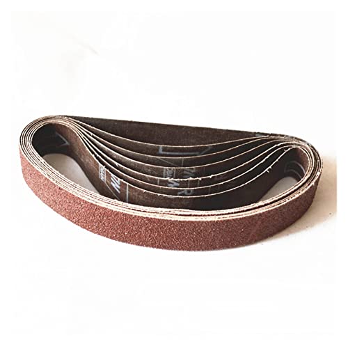 Schleifband 5 stücke 30 * 533mm Schleifbänder 533 * 30mm Bandsieb Mit Körnung 60 bis 600 Weiches Tuch for Bandschleifer(100) von BDAYEK