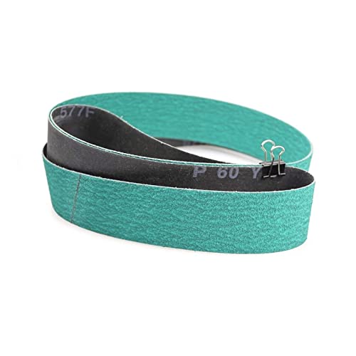 Schleifband Schleifbänder Schleifbänder 2"*72" 2"*63" 4"*36" 2"*48" Zirkonoxidband P40 P60 P80 P120 for Schleifen von Kinfe 1PC(P40x610X100MM) von BDAYEK