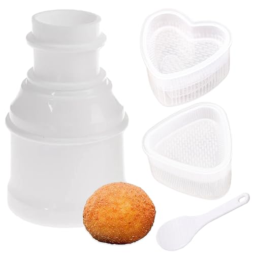 BDBFPAN 4Stück Arancini Maker Set, Onigiri Form, Exquisit und Praktisch Onigiri Maker und Arancini Form Langlebig Arancinotto Geeignet für die Herstellung von Sushi und Reis und Gemüserolle BDBFPAN 4Stück Arancini Maker Set, Onigiri Form, Exquisit und Praktisch Onigiri Maker und Arancini Form Langlebig Arancinotto Geeignet für die Herstellung von Sushi und Reis und Gemüserolle von BDBFPAN