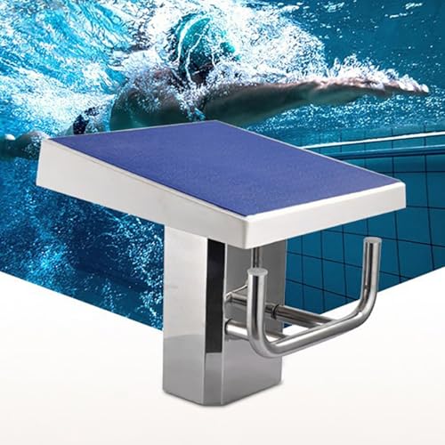 BDCPMT Sprungbrett Standard-Pool-Sprungplattform, Edelstahl-Sprungplattform, Sprungplattform for Schwimmwettkampftraining for Private Pools, Sportstätten, Schwimmtraining von BDCPMT