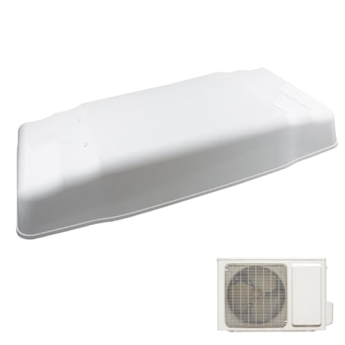 Schutzhülle for Klimaanlagen, wasserdichte Markise for Schutz von AC-Einheiten, wasserdichte PVC-Überdachung for AC-Abdeckungen for Außeneinheiten 1-2p, 3-5p, universell(110x47cm) von BDCPMT