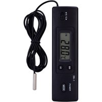 Elektronisches digitales LCD-Temperatursensor-Sondenthermometer mit großem LCD-Display, verkabelt für Kühlschrank Elektronisches digitales LCD-Temperatursensor-Sondenthermometer mit großem LCD-Display, verkabelt für Kühlschrank von BDD
