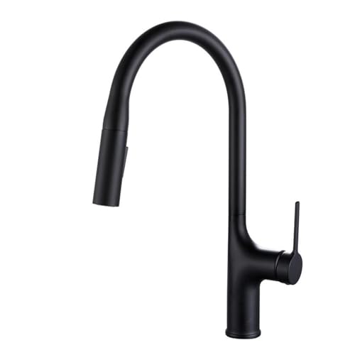 BDDCYWY Küchenarmatur mit herausziehbarer Brause – Messing, zweifarbig, moderner Stil – Einloch-Deckmontage – Keramikventil – 360 Grad drehbarer herausziehbarer Sprühkopf BDDCYWY Küchenarmatur mit herausziehbarer Brause – Messing, zweifarbig, moderner Stil – Einloch-Deckmontage – Keramikventil – 360 Grad drehbarer herausziehbarer Sprühkopf von BDDCYWY