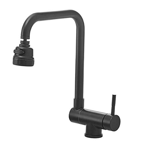 BDDCYWY Küchenarmaturen Innenfenster Küchenspüle Wasserhahn schwarz faltbar heiß und kalt drehbar mehrere Modi Küchenspüle Wasserhahn BDDCYWY Küchenarmaturen Innenfenster Küchenspüle Wasserhahn schwarz faltbar heiß und kalt drehbar mehrere Modi Küchenspüle Wasserhahn von BDDCYWY