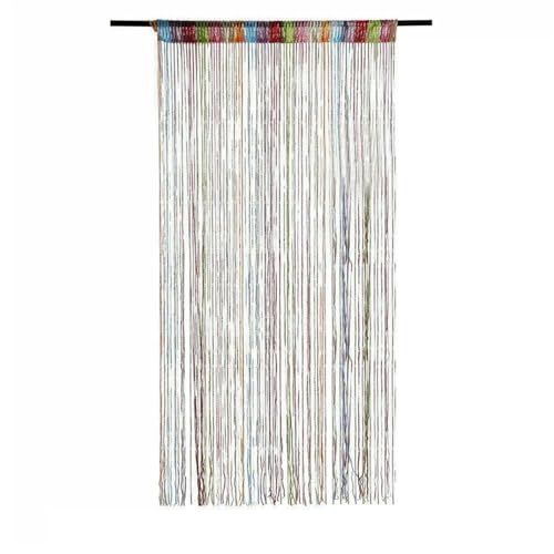 BDFJEDS 100 * 200 cm Tür Fenster Hängen Perlen Dekore Vorhang String Sommer Bildschirm Quaste Panel Vorhänge Wohnkultur(Colorful) von BDFJEDS