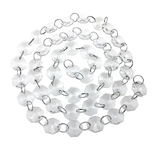BDFJEDS Kristall Glas Perlen Vorhang String Quaste Schlafzimmer Café Fenster Tür Wohnkultur Transparent Hochzeit Party Ornament(Red 1M) von BDFJEDS
