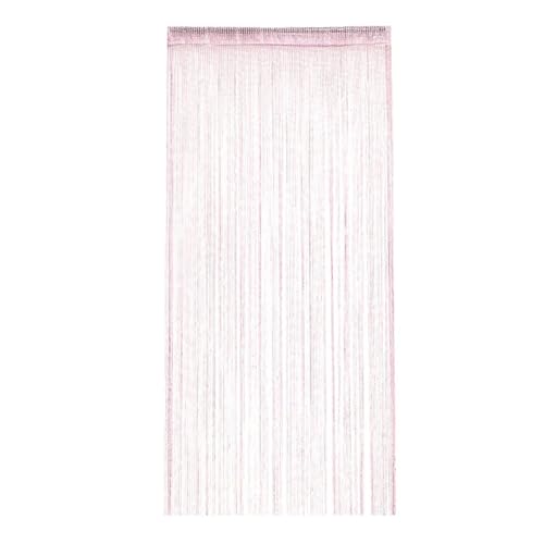 BDFJEDS Kristallvorhang, Blitzlinie, glänzende Quaste, Schnur, Türvorhang, Fenster, Raumteiler, Heimdekoration(PINK) von BDFJEDS