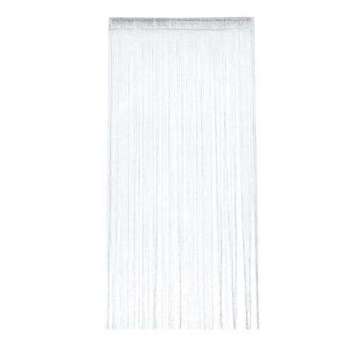 BDFJEDS Kristallvorhang, Blitzlinie, glänzende Quaste, Schnur, Türvorhang, Fenster, Raumteiler, Heimdekoration(White) von BDFJEDS