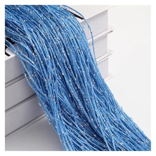 BDFJEDS Kristallvorhang mit Blitzlinie, glänzende Quastenschnur, Türvorhang, Fenster-Raumteiler, Heimdekoration, 200 x 100 cm(Blue) von BDFJEDS