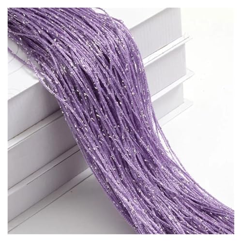 BDFJEDS Kristallvorhang mit Blitzlinie, glänzende Quastenschnur, Türvorhang, Fenster-Raumteiler, Heimdekoration, 200 x 100 cm(Purple) von BDFJEDS