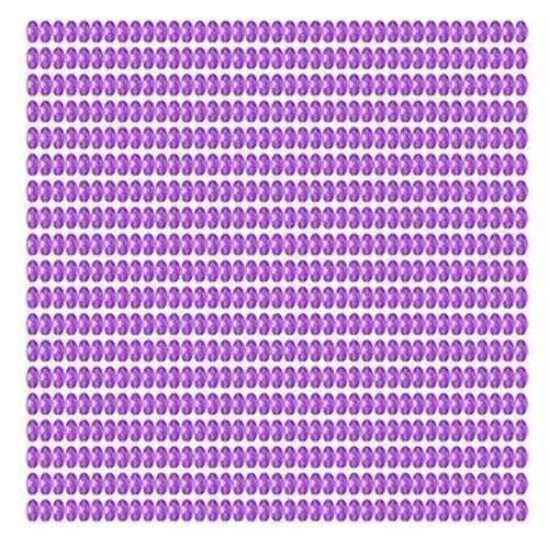 BDFJEDS Kunststoff-Perlenvorhang, Kristall-Türvorhang, Innenbereich, Trennwand, Dekorationszubehör(Purple) von BDFJEDS
