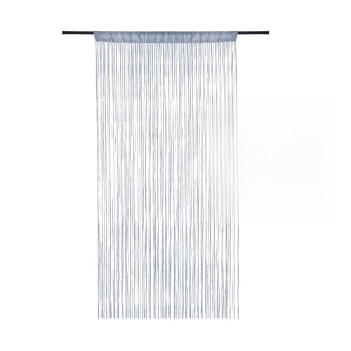 BDFJEDS Tür-Schnurvorhang, Perlenblitzlinie, glänzende Quaste, Trennvorhang for Wohnzimmer, Tür, Hochzeitsdekoration(Silver 100x200cm) von BDFJEDS