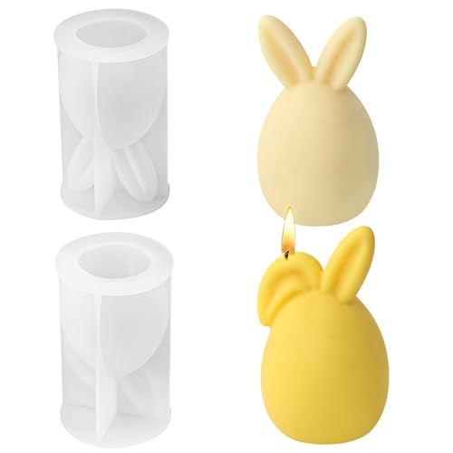 BDHYYM Silikonformen Gießformen, 3D Silikonform Ostern Hase Kerzenformen zum Gießen Kerzen Kuchen Schokolade Seife Wachskerzen Ostergeschenke Kaninchen Handwerk BDHYYM Silikonformen Gießformen, 3D Silikonform Ostern Hase Kerzenformen zum Gießen Kerzen Kuchen Schokolade Seife Wachskerzen Ostergeschenke Kaninchen Handwerk von BDHYYM