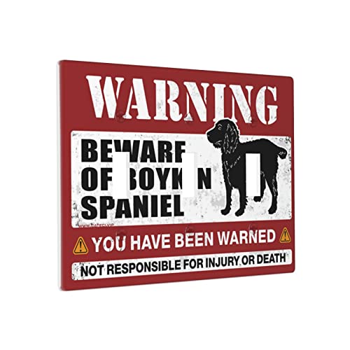 Abdeckplatte "Beware Of Boykin Spaniel", Schalter-Wandplattenabdeckung, benutzerdefinierte Wandplatte, Dreifachschalterverkleidung Abdeckplatte "Beware Of Boykin Spaniel", Schalter-Wandplattenabdeckung, benutzerdefinierte Wandplatte, Dreifachschalterverkleidung von BDIX
