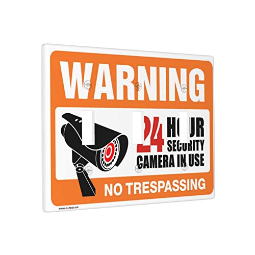 Abdeckplatte Videoüberwachungsschilder, "No Trespassing Violators Will Be Prosecuted Switch Wallplate Cover Custom Wall Plate Triple Switch Siding Abdeckplatte Videoüberwachungsschilder, "No Trespassing Violators Will Be Prosecuted Switch Wallplate Cover Custom Wall Plate Triple Switch Siding von BDIX