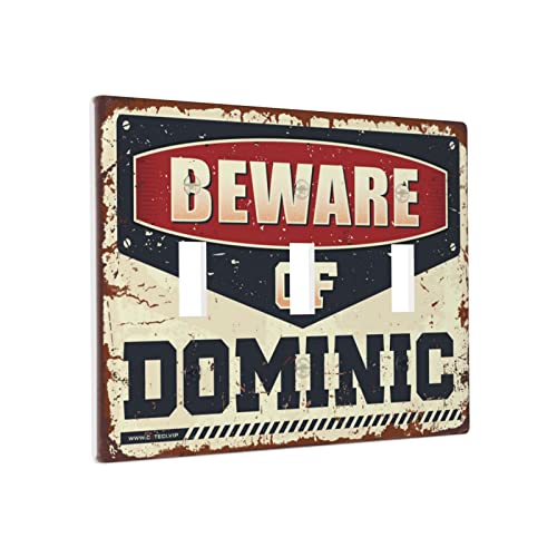 Chef Outlet Abdeckung Beware Of Dominic Schalter Wandplatte Abdeckung Dekorative Platte Dreifachschalter Verkleidung Chef Outlet Abdeckung Beware Of Dominic Schalter Wandplatte Abdeckung Dekorative Platte Dreifachschalter Verkleidung von BDIX