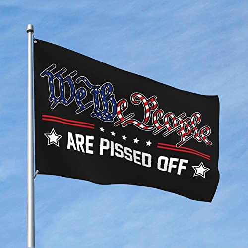 Coole Flaggen für Zimmer, Jungs, We The People Are d Off, Schlafzimmer, Tür, Garage, Dekoration für Männer (152 x 244 cm) von BDIX