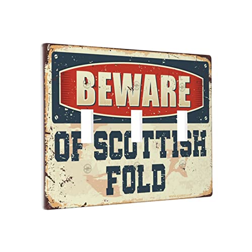 Dekorative Lichtschalterabdeckung Vorsicht vor schottischen Faltschaltern Wandplatte Abdeckung Lichtschalterplatten Dreifachschalterverkleidung Dekorative Lichtschalterabdeckung Vorsicht vor schottischen Faltschaltern Wandplatte Abdeckung Lichtschalterplatten Dreifachschalterverkleidung von BDIX