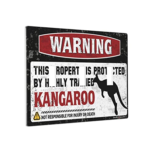 Lichtschalterrahmen, dekorative Warnung, dieses Eigentum wird durch einen gut ausgebildeten Känguru-Schalter, Wandplattenabdeckung, Steckdosenabdeckungen, dekorative Dreifach-Lichtschalterabdeckung Lichtschalterrahmen, dekorative Warnung, dieses Eigentum wird durch einen gut ausgebildeten Känguru-Schalter, Wandplattenabdeckung, Steckdosenabdeckungen, dekorative Dreifach-Lichtschalterabdeckung von BDIX