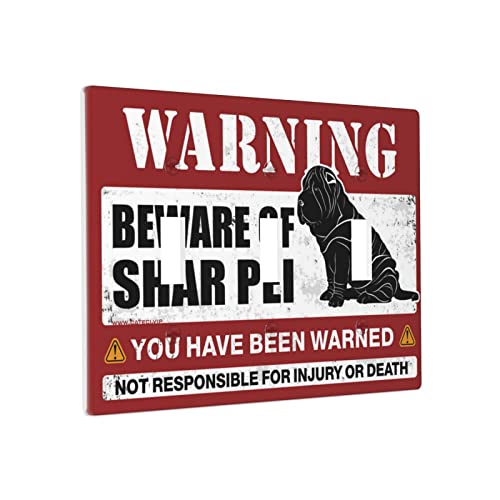 Lustige Lichtschalter-Abdeckung, Vorsicht vor Shar Pei Schalter, Wandplatte, Kochsteckdose, Wandplatte, 3-Gang von BDIX