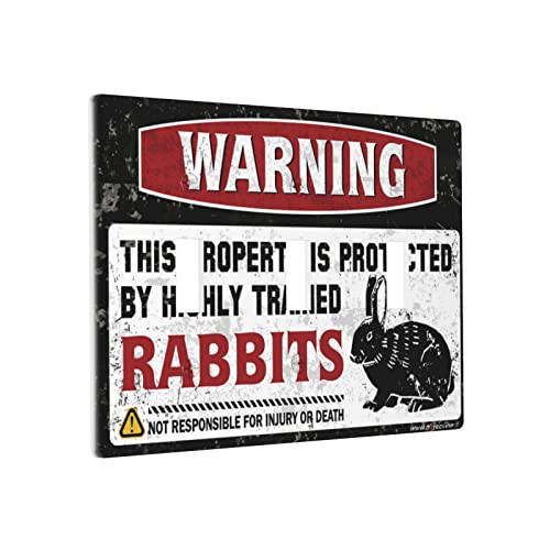 Lustige Lichtschalter-Abdeckung, Warnung, dass dieses Eigentum durch einen gut ausgebildeten Hasenschalter geschützt wird, Wandplattenabdeckung, Kochsteckdosenabdeckung, Wandplatte, 3-Gang Lustige Lichtschalter-Abdeckung, Warnung, dass dieses Eigentum durch einen gut ausgebildeten Hasenschalter geschützt wird, Wandplattenabdeckung, Kochsteckdosenabdeckung, Wandplatte, 3-Gang von BDIX