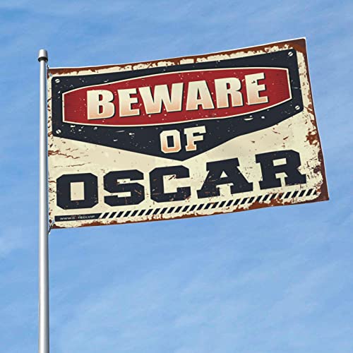 Lustige Poster für Studentenwohnheim, Vorsicht vor Oscar-Flagge, Jungen, Schlafzimmer, Dekoration, Schlafsaal, lustig (60 x 90 cm) von BDIX