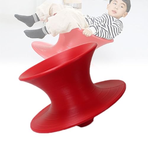 BDJSN Balance-Stuhl für sensorisches Training, 360° drehbarer Tumbler-Gyro-Stuhl, bequemer wasserdichter Spielzeughocker für drinnen und draußen, Rotationssinn-Trainingsgeräte für Kinder von BDJSN
