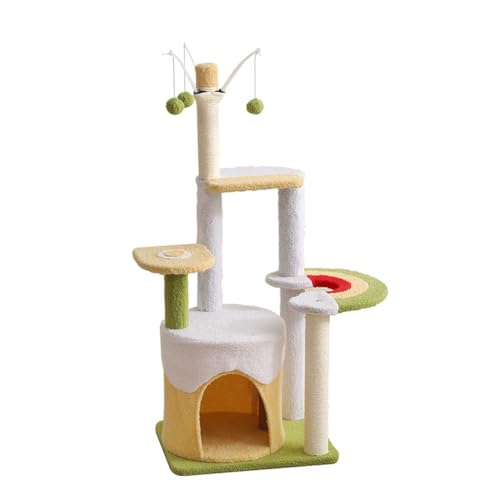 BDLINGAAS Katzenbaumkatze Kletterständer Sisal Kratzer nach multifunktionaler Wohnung und Multi-Level-Katzen-Turm-Mehrzweck-Katzennest-Katzenbaumturm BDLINGAAS Katzenbaumkatze Kletterständer Sisal Kratzer nach multifunktionaler Wohnung und Multi-Level-Katzen-Turm-Mehrzweck-Katzennest-Katzenbaumturm von BDLINGAAS