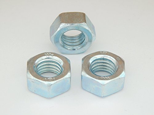 100 Stück Sechskantmuttern M6 Güteklasse 8 DIN 934 verzinkt, Mutter Sechskant Muttern von BDLLMDES
