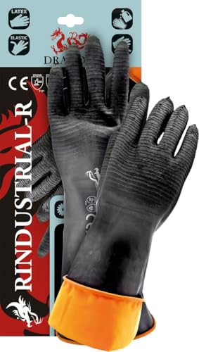 Gummihandschuhe Lang 60 cm aus Naturlatex,Arbeitshandschuhe Latexhandschuhe von BDLLMDES