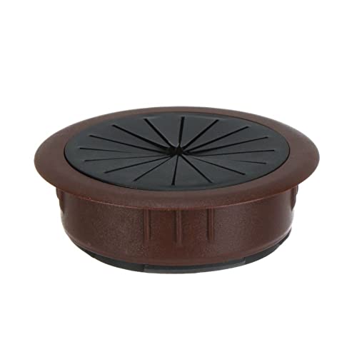 BDSHGRDH Schreibtisch Tülle， Desk Table Wire Hole Cover Computer Grommet Table Cable Outlet Wire Tidy Storage Organizer(Bruin) von BDSHGRDH