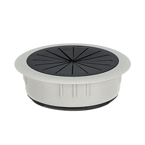 BDSHGRDH Schreibtisch Tülle， Desk Table Wire Hole Cover Computer Grommet Table Cable Outlet Wire Tidy Storage Organizer(Grey) von BDSHGRDH