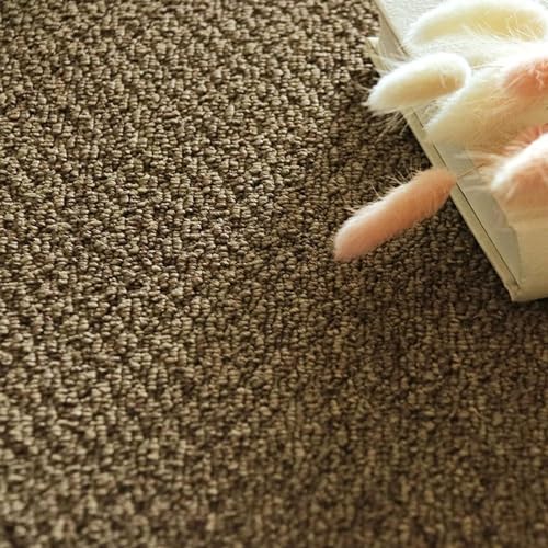 Selbstklebende Teppichfliesen, Teppichfliesen, selbstansaugende, selbstklebende Mehrzweck-Teppichfliese for Zuhause und Haustiere, rutschfeste, frei spleißbare Bodenaufkleberfliesen – 54 m²(Coffee Col von BDSHGRDH