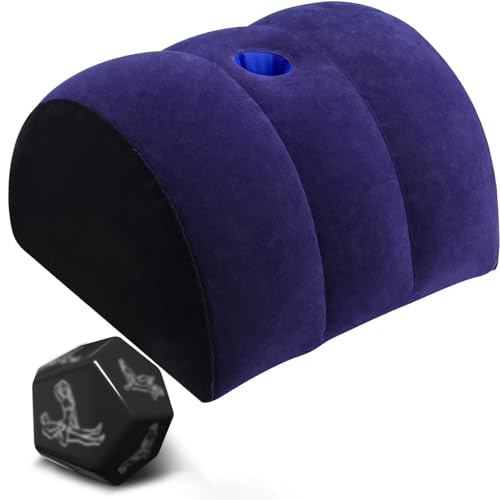 BDSMPRO Aufblasbares tragbares Kissen Acryl Würfel-Arch Pillow Date Night Dice zum Schlafen Körperpositionierer Hochlegen der Beine, Verwendung im Bett, auf Reisen, beim Camping BDSMPRO Aufblasbares tragbares Kissen Acryl Würfel-Arch Pillow Date Night Dice zum Schlafen Körperpositionierer Hochlegen der Beine, Verwendung im Bett, auf Reisen, beim Camping von LuxoCare
