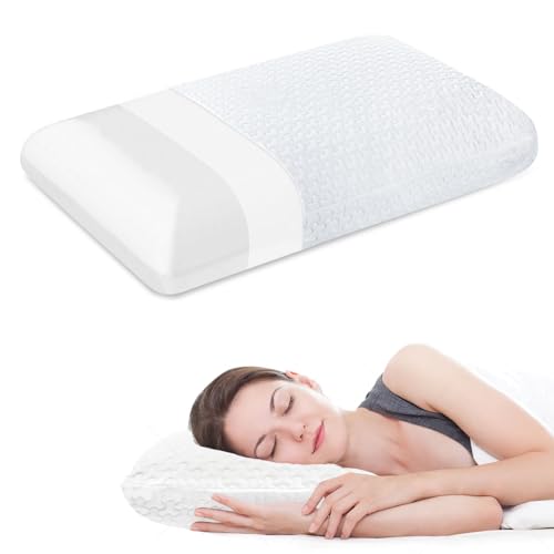 BDTFO Memory Foam-Kissen – Bettkissen in Standardgröße zum Schlafen, belüftetes, kühlendes Hotelkissen für Seitenschläfer, Abnehmbarer, maschinenwaschbarer Bezug von BDTFO