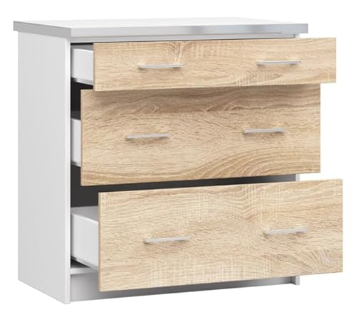 BDW Küchenstandschrank S80 D2-2 Türen - Inklusive Arbeitsplatte - Lima-System - Geräumig und komfortabel - Langlebig und zuverlässig - Massivholzplatte - Sonoma-Eiche - 80 cm BDW Küchenstandschrank S80 D2-2 Türen - Inklusive Arbeitsplatte - Lima-System - Geräumig und komfortabel - Langlebig und zuverlässig - Massivholzplatte - Sonoma-Eiche - 80 cm von BDW