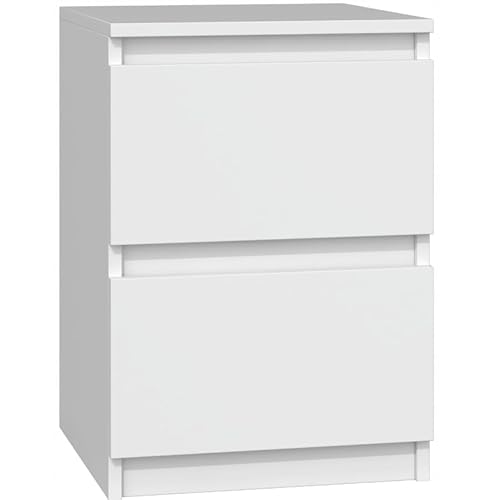 BDW Malwa M2 Nachttisch Set, 2 Stück, 30 x 30 x 40 cm, 2 Schubladen, Modernes Design, 2 Stück BDW Malwa M2 Nachttisch Set, 2 Stück, 30 x 30 x 40 cm, 2 Schubladen, Modernes Design, 2 Stück von BDW