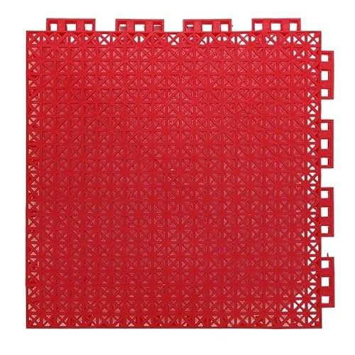 BDXMKS Garagenbodenfliesen 6 stücke Hängende Sportboden rutschfeste Badematte wasserdichte Spleißende Duschbodenmatte for Badezimmer Küchenkissen 3D-Aufkleberboden(Color-C) von BDXMKS