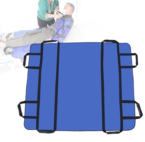 BDXZJ Gleittuch Für Bett Transfer, Transferboard Für Patientenlifter, Gleittuch Für Bettlägerige Mit Griff, Waschbar Multifunktionale Rettungstrage Tragetuch Hilfsmittel Für Senioren Patienten von BDXZJ