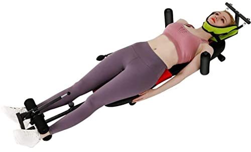 BDXZJ Rücken-Stretch-Bank Mit Zervikaler Traktion - Inversionstabelle für Das Training Der Stretch-Maschine Rücken-Stretch Verbessern Wirbelsäule Körperhaltung von BDXZJ