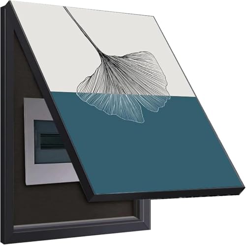 BDXZJ Sicherungskasten Abdeckung Schrank Stromverteiler Kreativ Flip-Cover Dekoratives Bild Verteilerkastens Gemälde Ausblenden Stromzähler Box Dekoration Verstecken Abdeckung F,35 * 45cm von BDXZJ