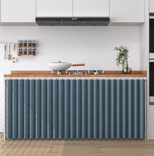 BDXZJ Staubdichter Vorhang Für Regale, Schrank Schatten Vorhang, Vorhang Küchenschrank Schrankvorhang Schranktür Vorhang Für Küche, Schuhschlitze, Schränke, Waschmaschinen E,H100cm/track40cm BDXZJ Staubdichter Vorhang Für Regale, Schrank Schatten Vorhang, Vorhang Küchenschrank Schrankvorhang Schranktür Vorhang Für Küche, Schuhschlitze, Schränke, Waschmaschinen E,H100cm/track40cm von BDXZJ