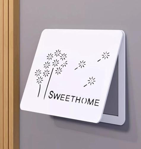 BDXZJ Stromkasten Verkleidung Leichter, Hochklappbarer Stromzählerkasten, Stromzähler Box Dekoration Verstecken, Ausgehöhlte Oberfläche Der Schalttafelabdeckung, Verteilungsabdeckung C,38 * 28cm von BDXZJ