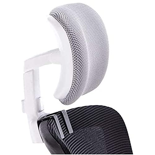 BDXZJ Verstellbares Gepolstertes KopfstüTzenkissen Bequemes Rollstuhl NackenstüTzen Kopfkissen Tragbare Neck Rest Kissen Back Extension Kissen für BüRostuhl, Stuhl Gray,3.0 von BDXZJ