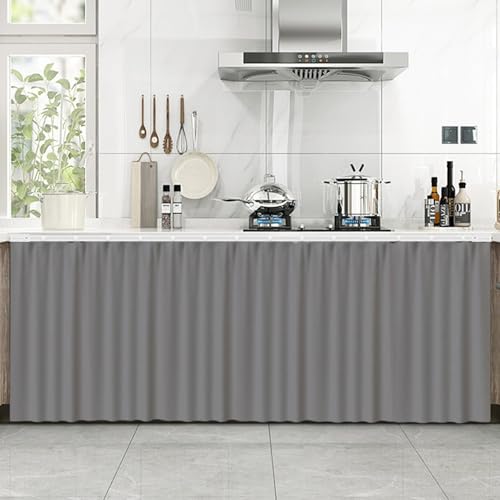 BDXZJ Vorhang Küchenschrank, Schrankvorhänge Für Küche, Kleiderschrank, Badezimmer, Vorhang Schrank, Staubdichter Vorhang Für Regale, Wandpaneele, Hängende Tür C,track100cm /H80cm BDXZJ Vorhang Küchenschrank, Schrankvorhänge Für Küche, Kleiderschrank, Badezimmer, Vorhang Schrank, Staubdichter Vorhang Für Regale, Wandpaneele, Hängende Tür C,track100cm /H80cm von BDXZJ