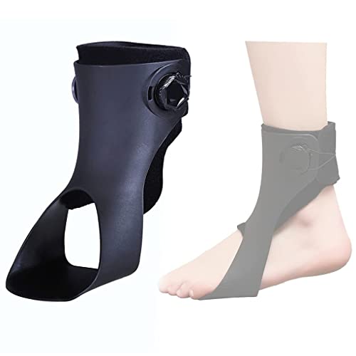 Fußheber-Orthese Unterstützung Verstellbare AFO-Knöchelbandage Bandage Unterstützung Schutz Korrekturschiene für Hemiplegie, Wandern, Entlastung Left,Large Fußheber-Orthese Unterstützung Verstellbare AFO-Knöchelbandage Bandage Unterstützung Schutz Korrekturschiene für Hemiplegie, Wandern, Entlastung Left,Large von BDXZJ
