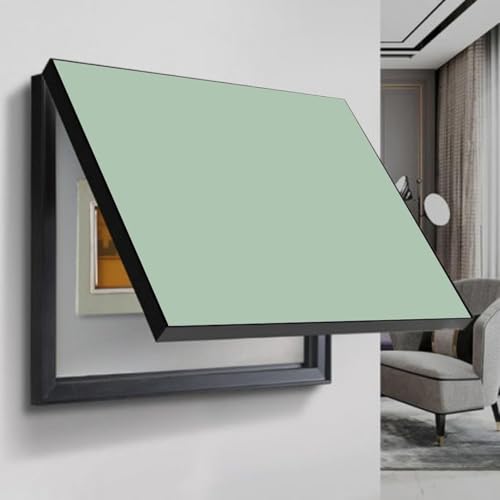 Stromkasten Verkleidung Holzverkleidung Für Schalttafel, Stromzähler Box Dekoration Sicherungskasten Abdeckung Schrank Vertikale Abdeckungen Für Leistungsschaltertafeln B,50x40cm von BDXZJ