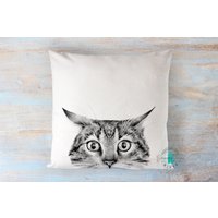 Katze Kissenbezug, Geschenk Für Katzenliebhaber, Katze, Personalisiertes Geschenk, Wohnkultur Kissen von BDgiftsca