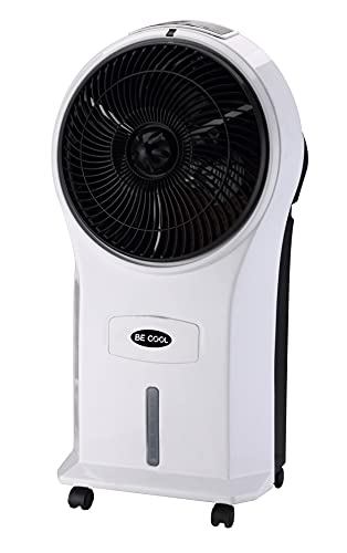 BE COOL Design-Luftkühler 5l BCP5AC2201F, umweltfreundlich, kein Kältemittel, Kühlung durch Verdunstung, weiß/schwarz von Be Cool